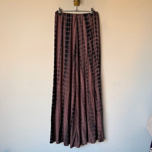 DISSH Beau Chocolate Tie Dye Maxi Skirt Size S - Picture 2 of 6